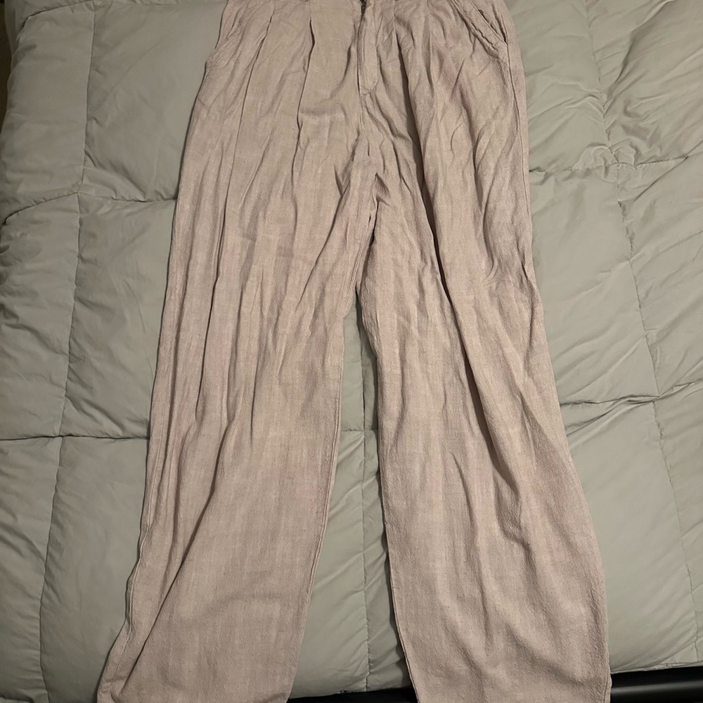Free People Light Pink Trousers